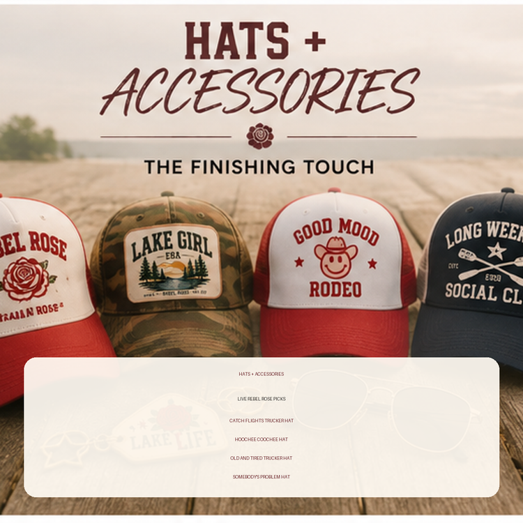 Rebel Rose Hats + Accessories collection